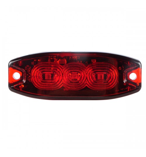 3 LED Stop/Tail Lamp Red Lens 009714